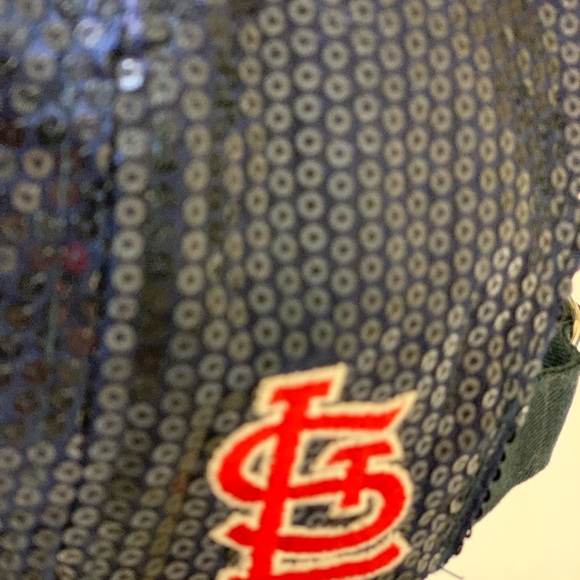 St. Louis Cardinals 47 Brand LIMITED EDITION BLING SEQUIN SPARKLE HAT MLB - Picture 4 of 6
